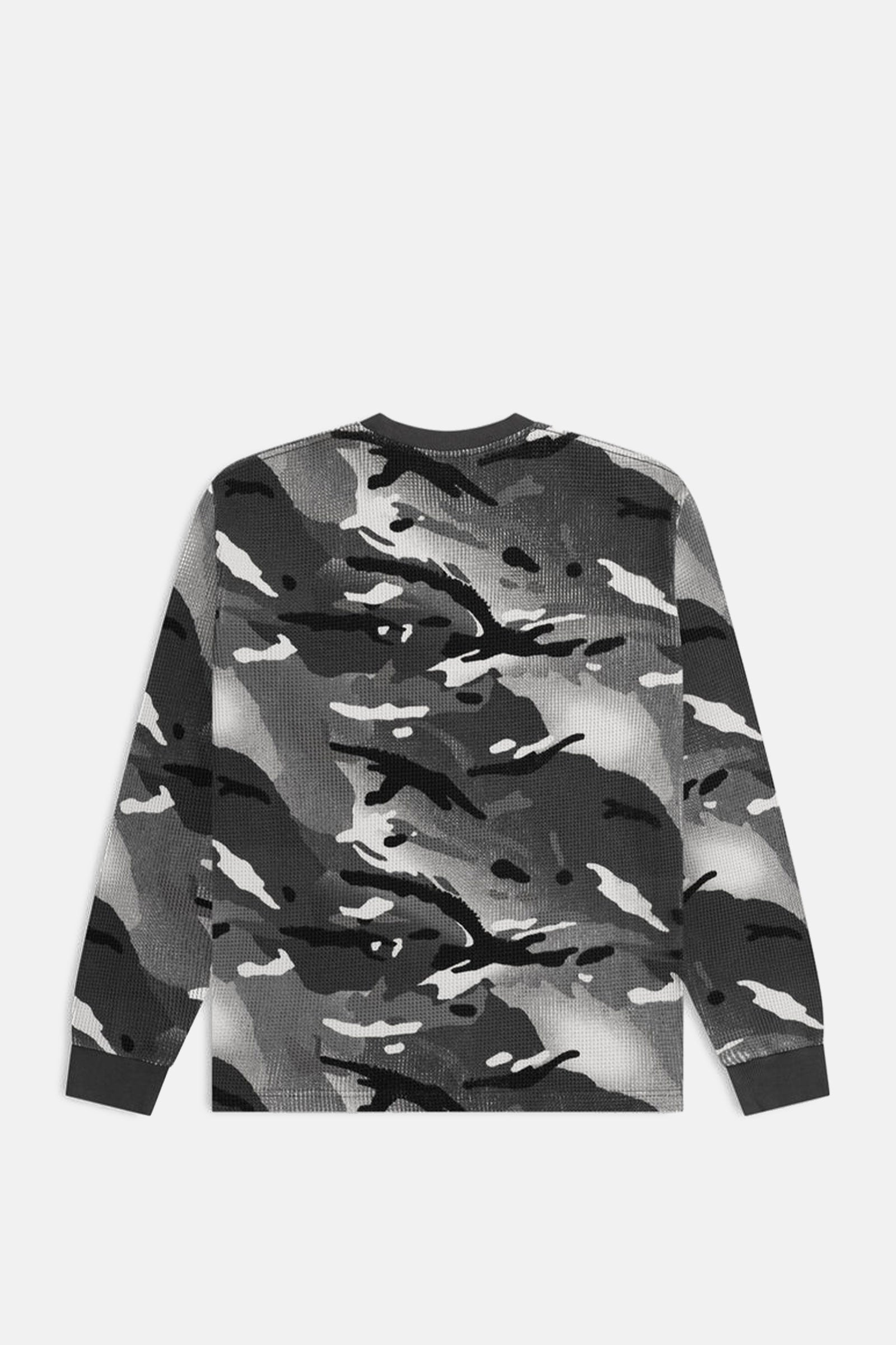 Patta Ghost Spray Camo Waffle Long Sleeve