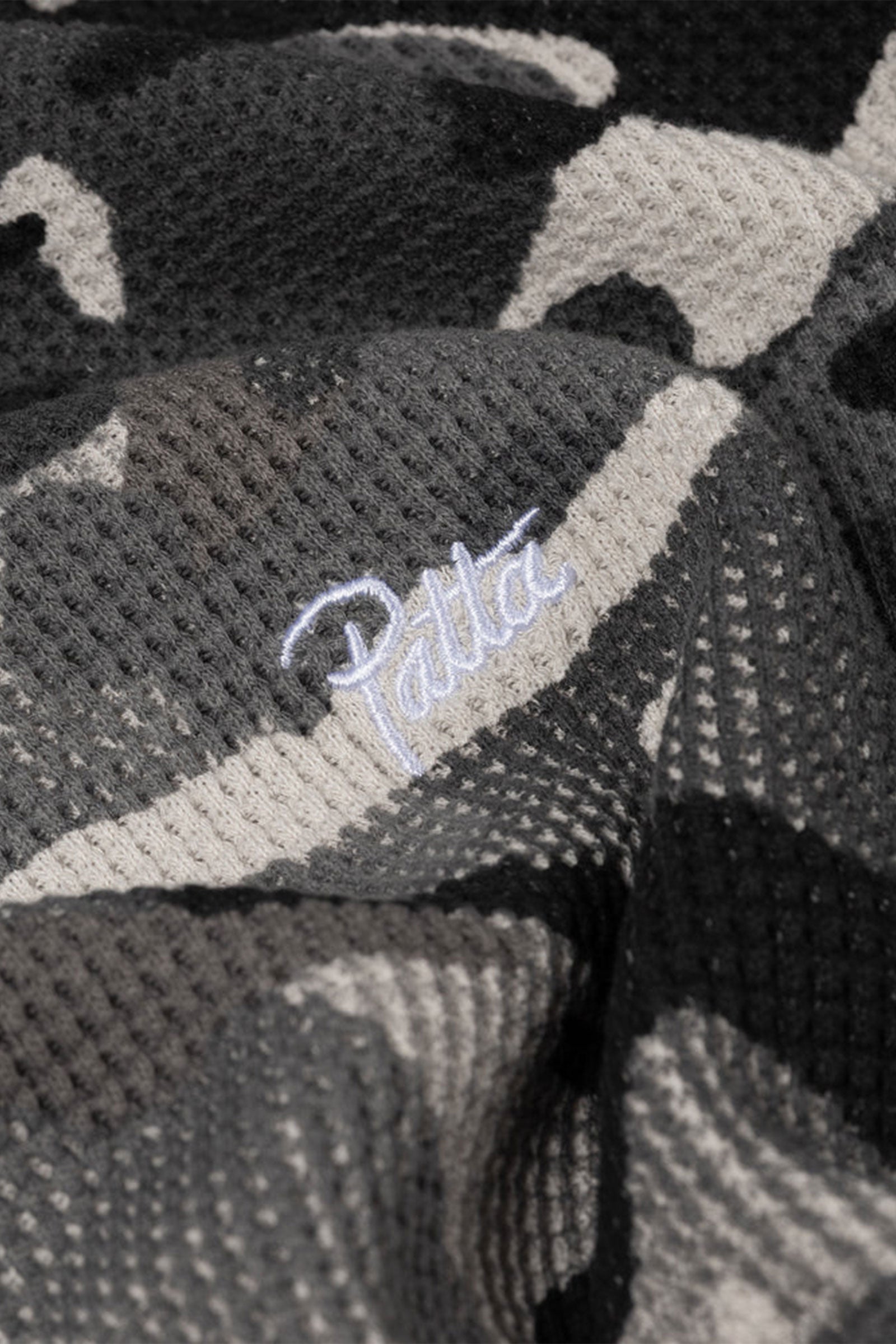 Patta Ghost Spray Camo Waffle Long Sleeve
