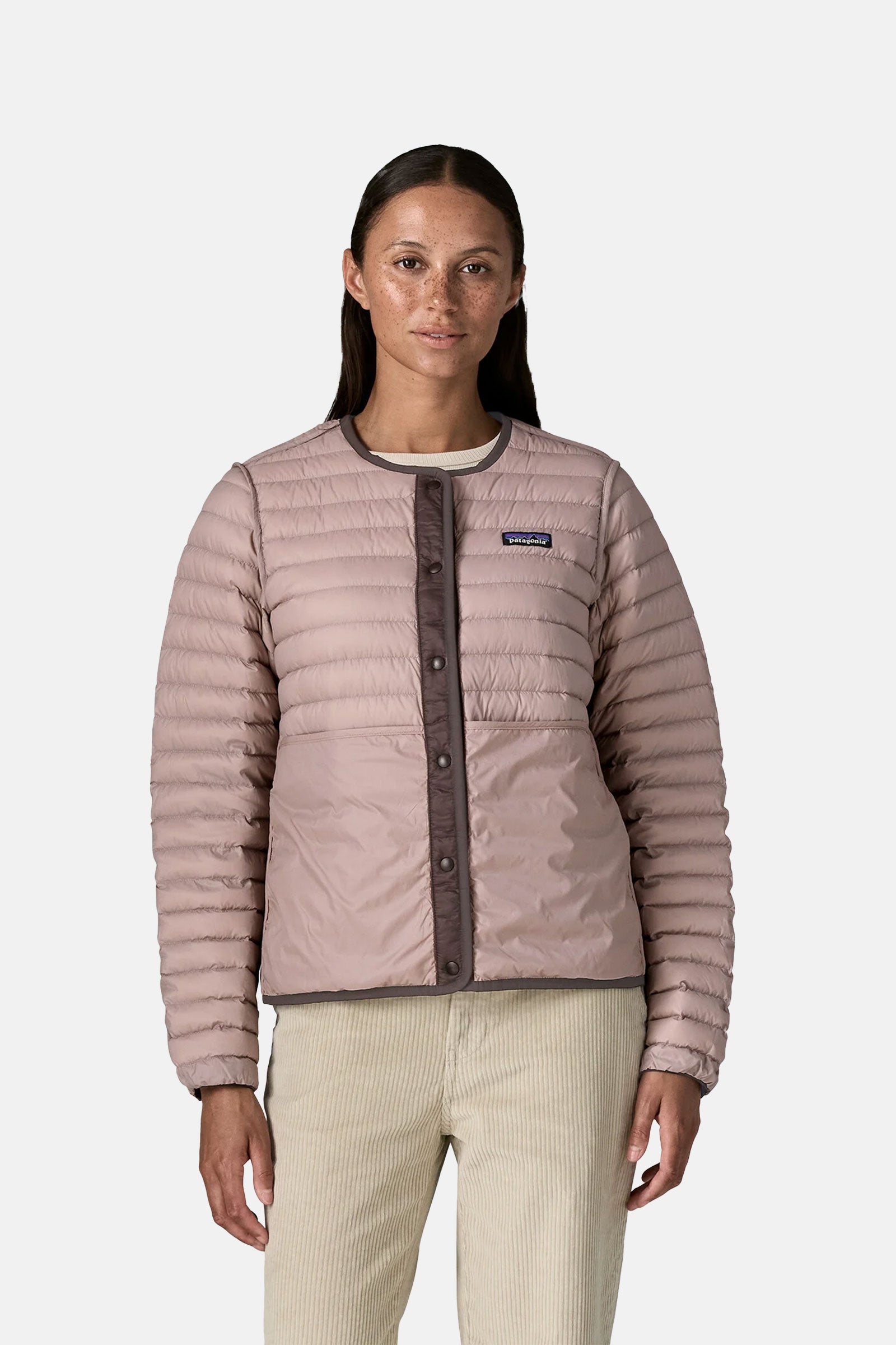 Women's Lightweight Reversible Down Sweater Cardigan