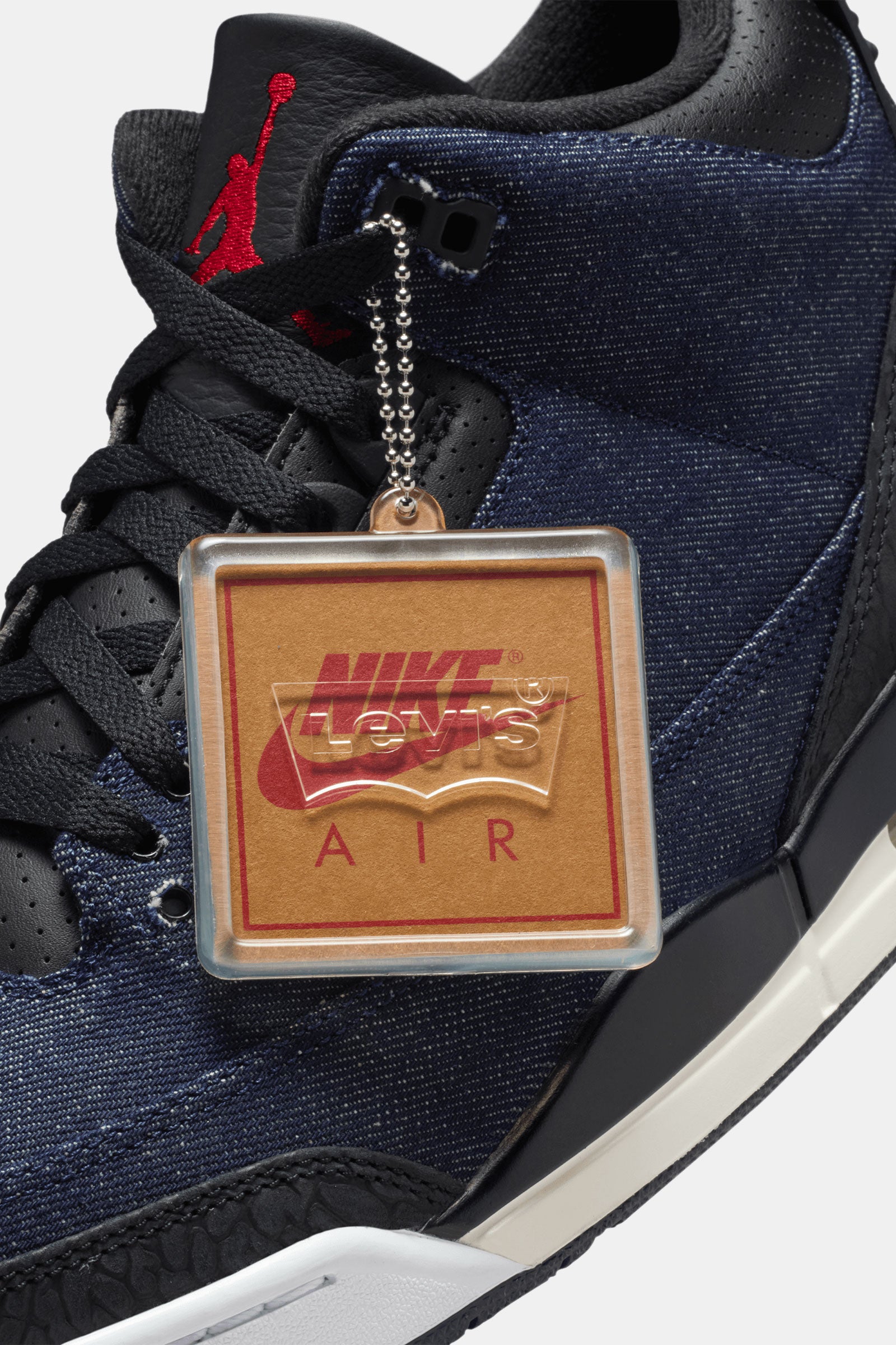 Air Jordan 3 x Levi's® "Indigo and Gym Red"