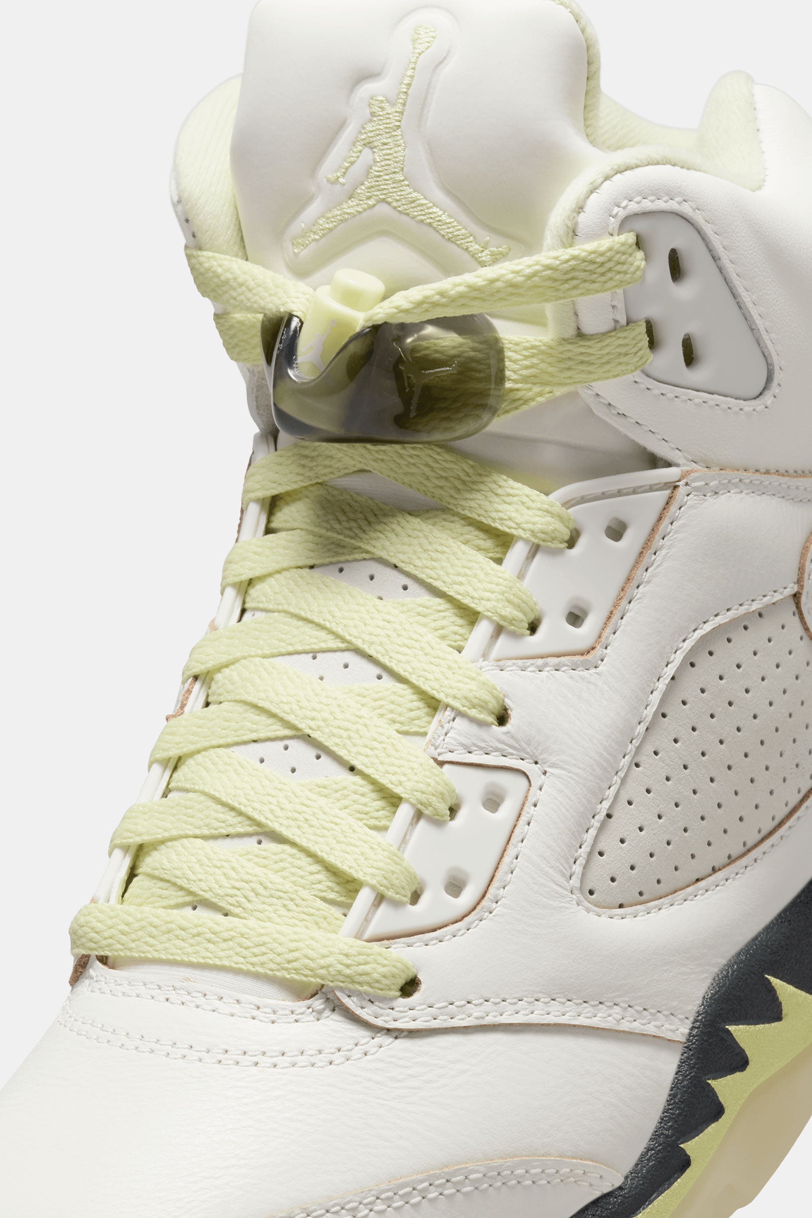 Womens Air Jordan 5 Retro "Luminous Green & Sail"