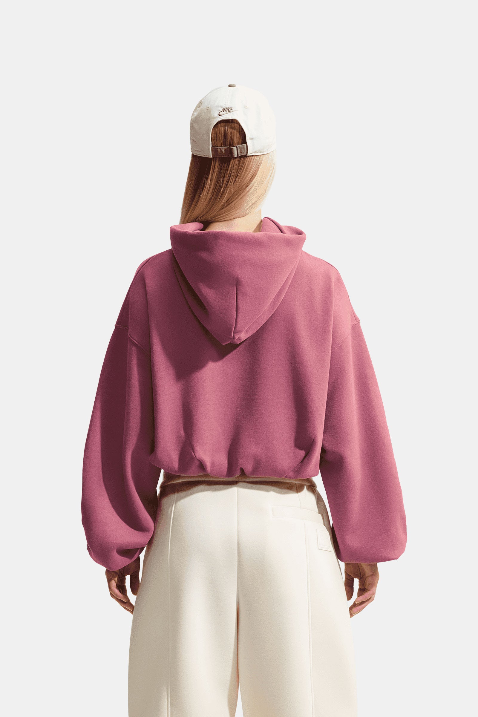 Nike Studio Fleece Women's Oversized Cropped Hoodie