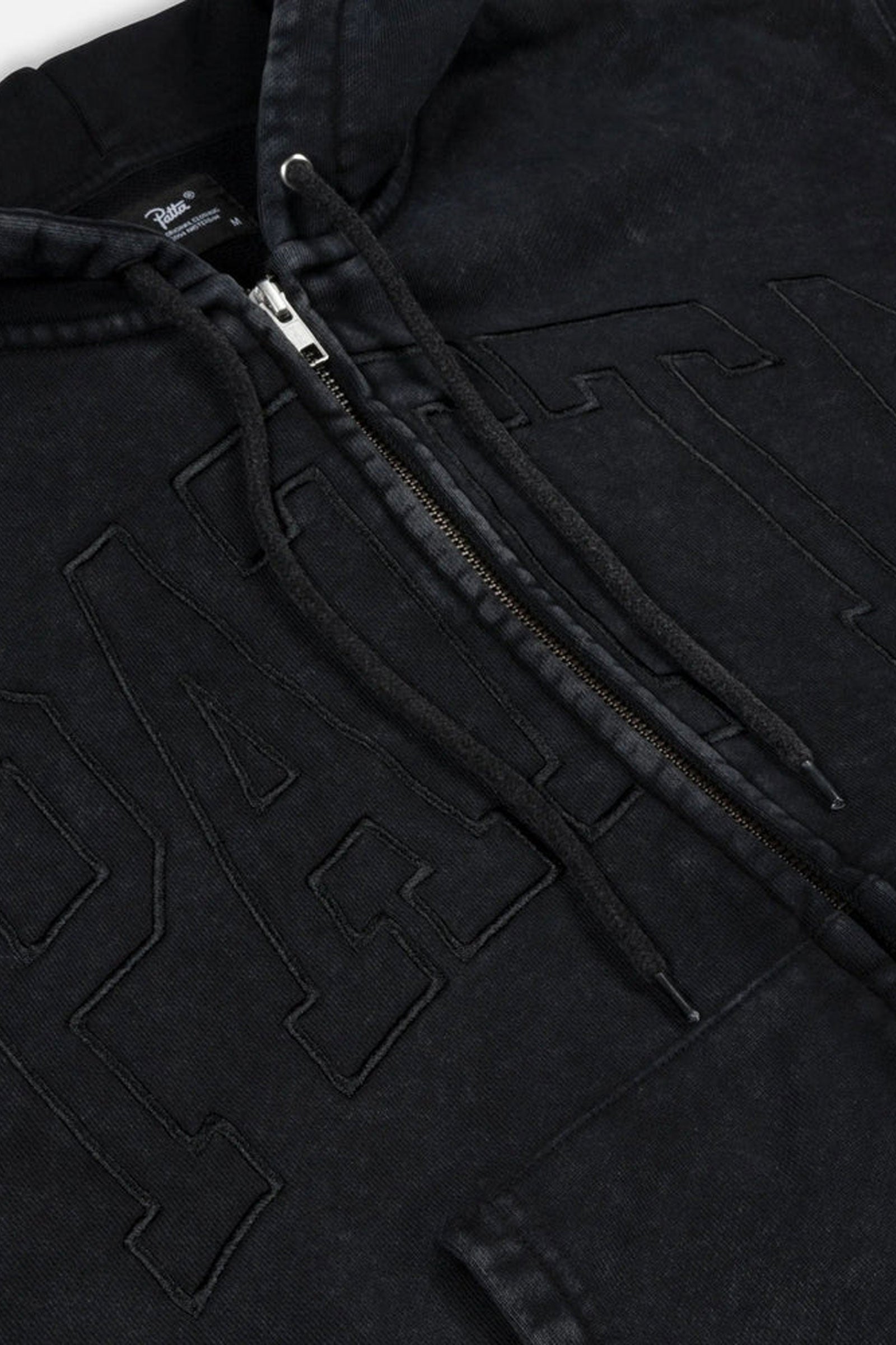 Patta Loopback Logo Zip Hooded Sweater