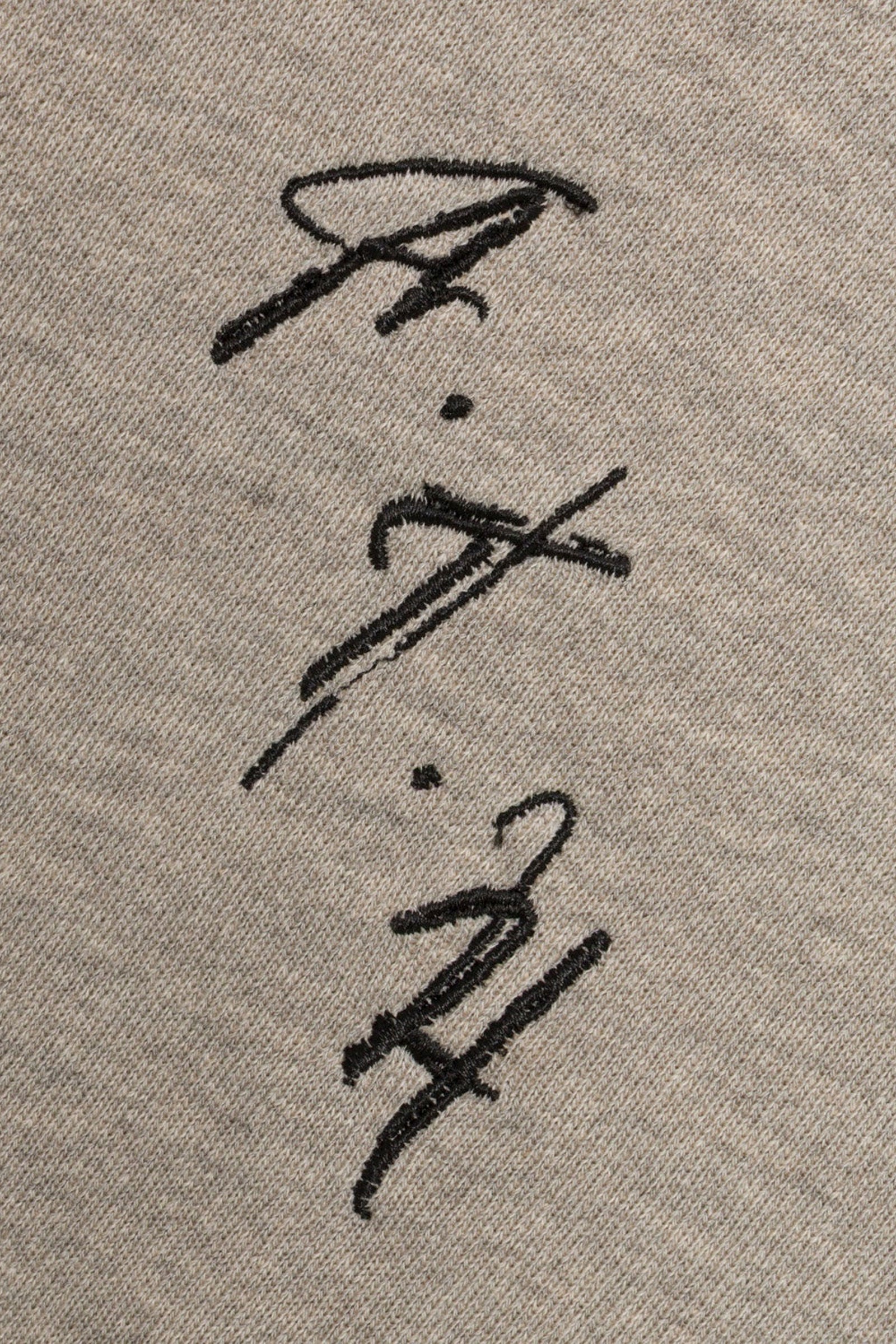 Embroidered Brushed Fleece Hoodie