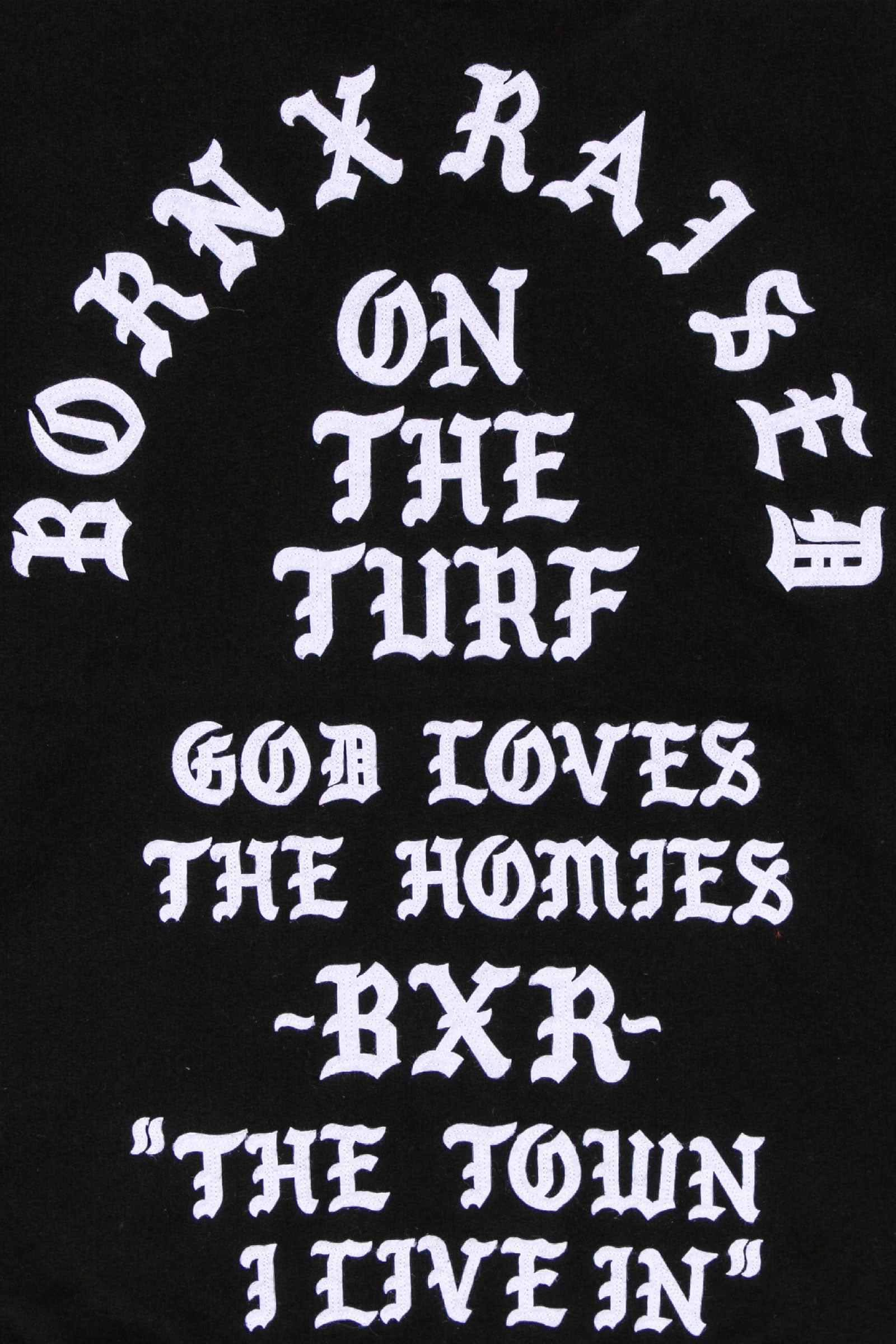 The Town Felt Letter Crewneck