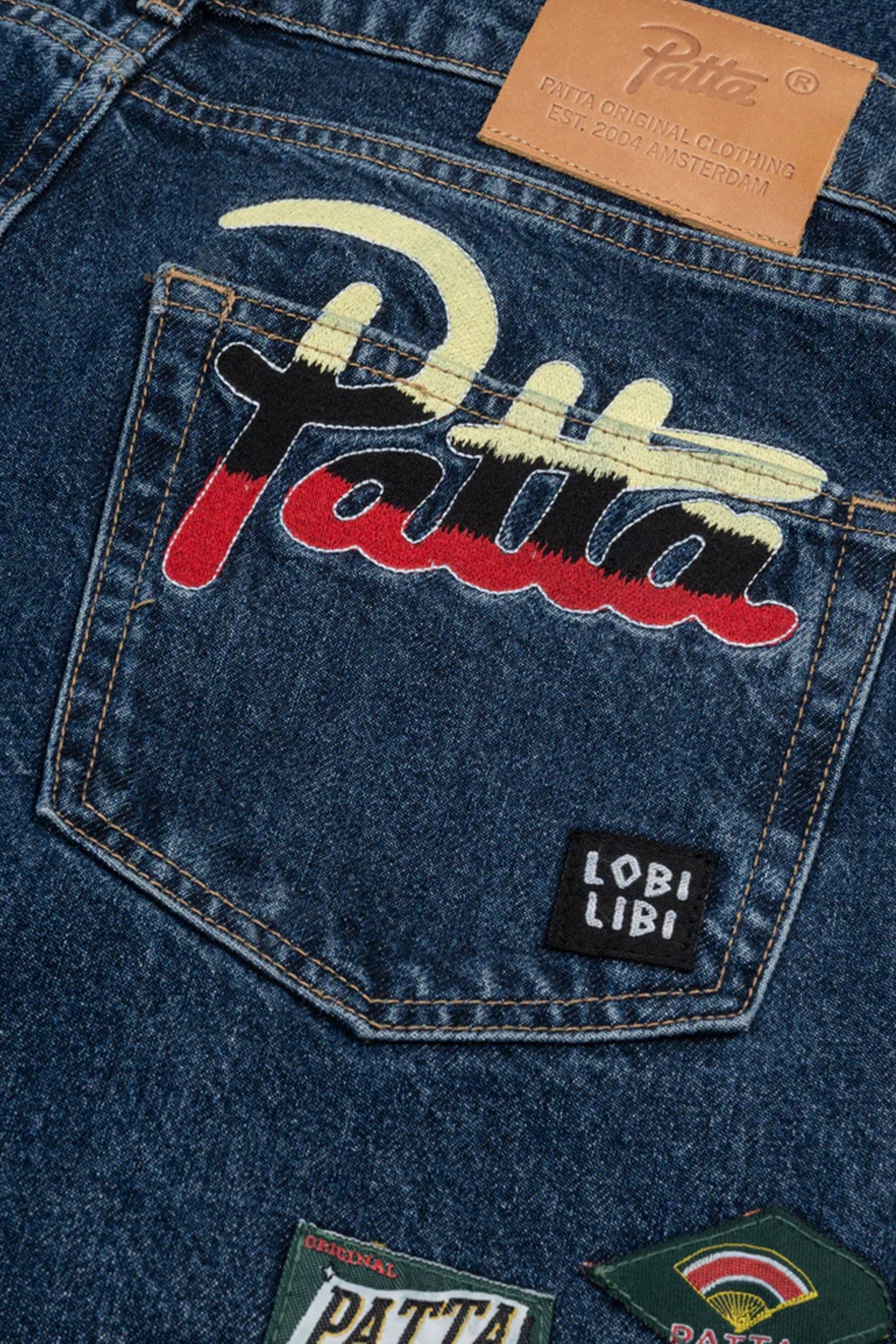 Patta Whole Lotta Labels Denim Pants