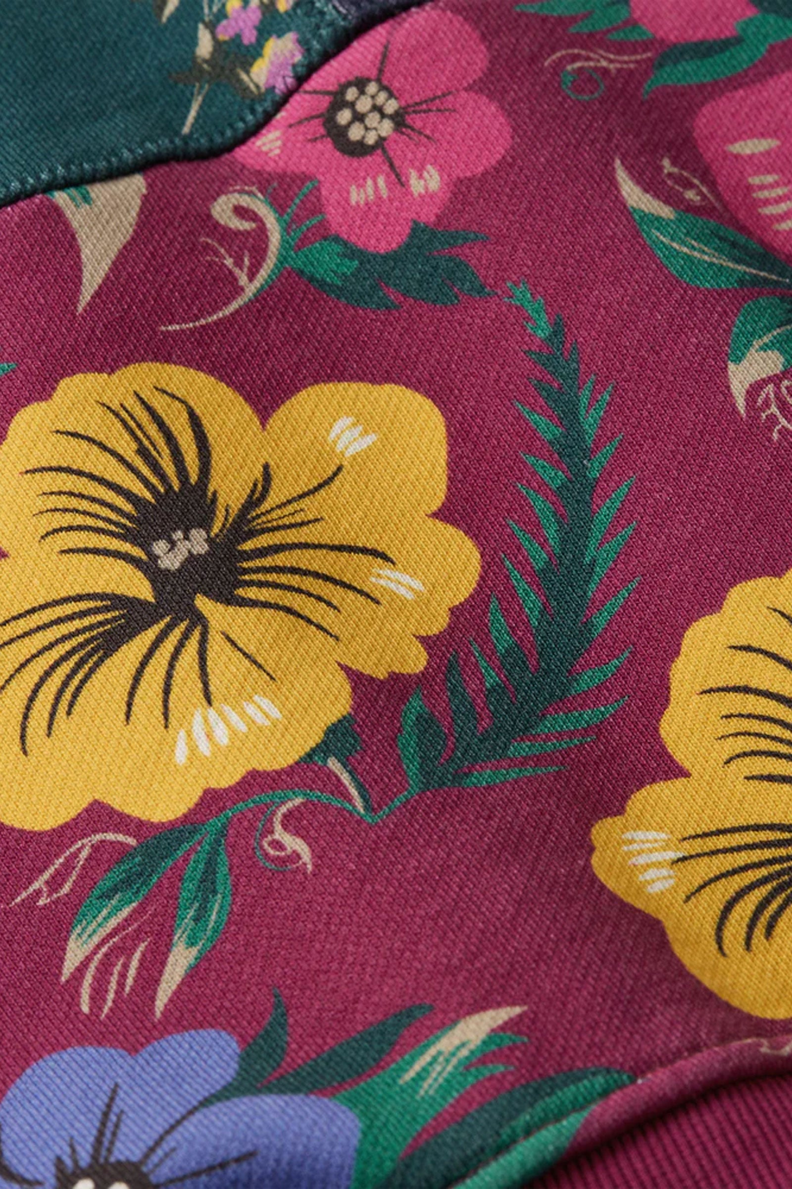 Patta Floral Patchwork Hooded Sweater