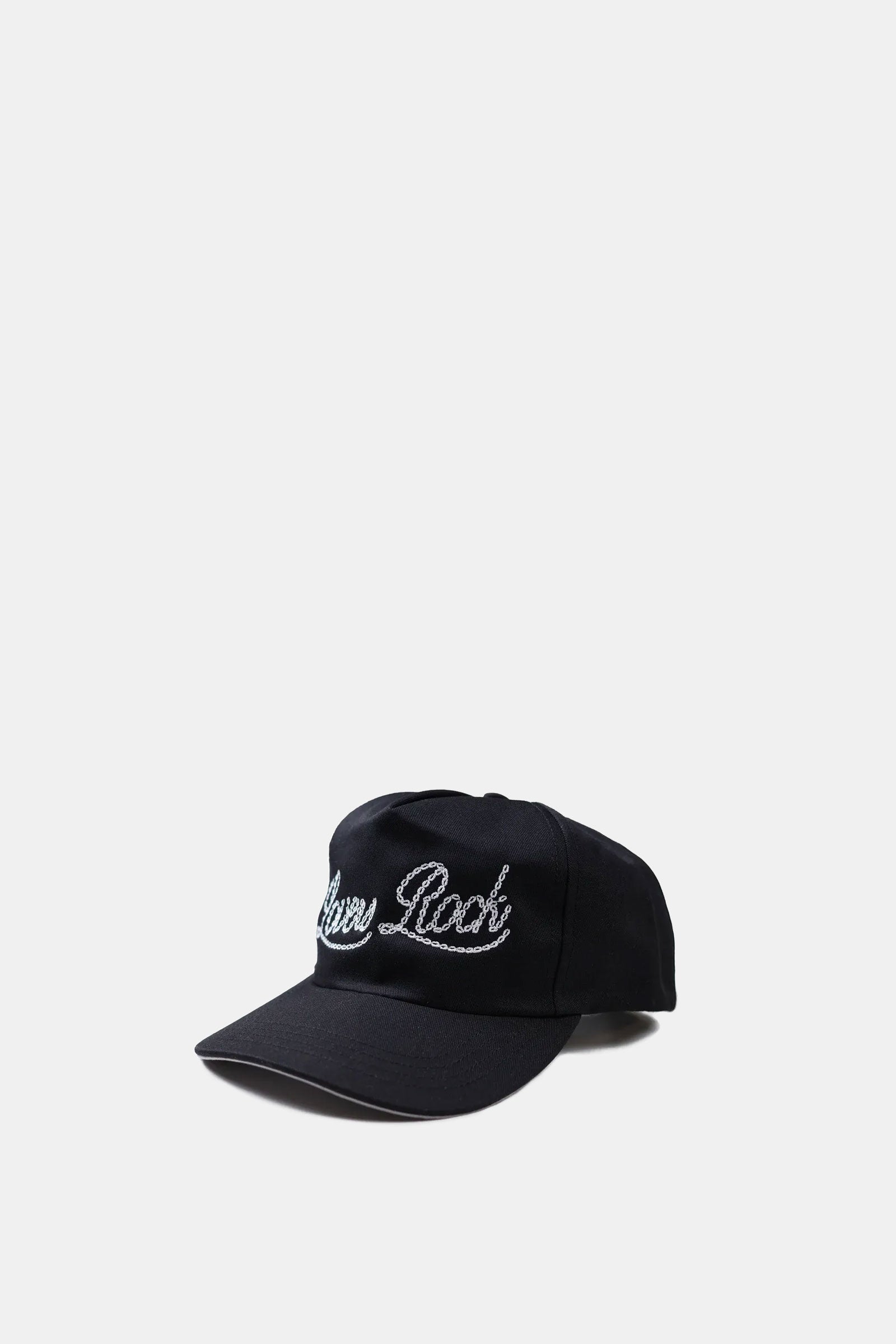 Chain-Stitch Script Snapback
