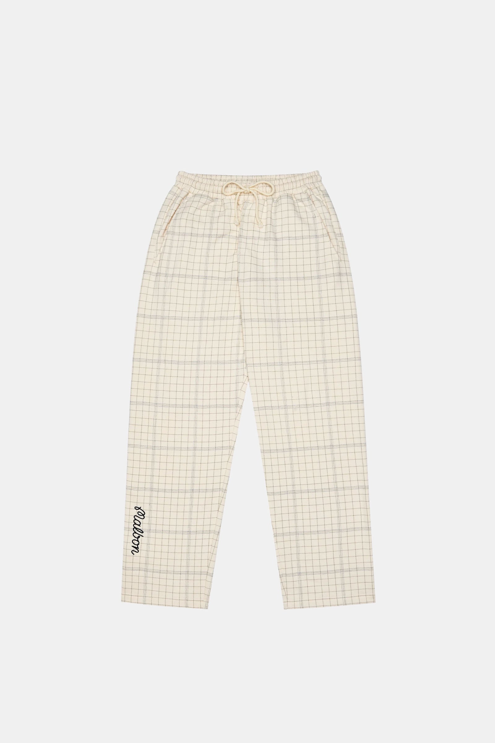 Bon Script Plaid Sweatpant