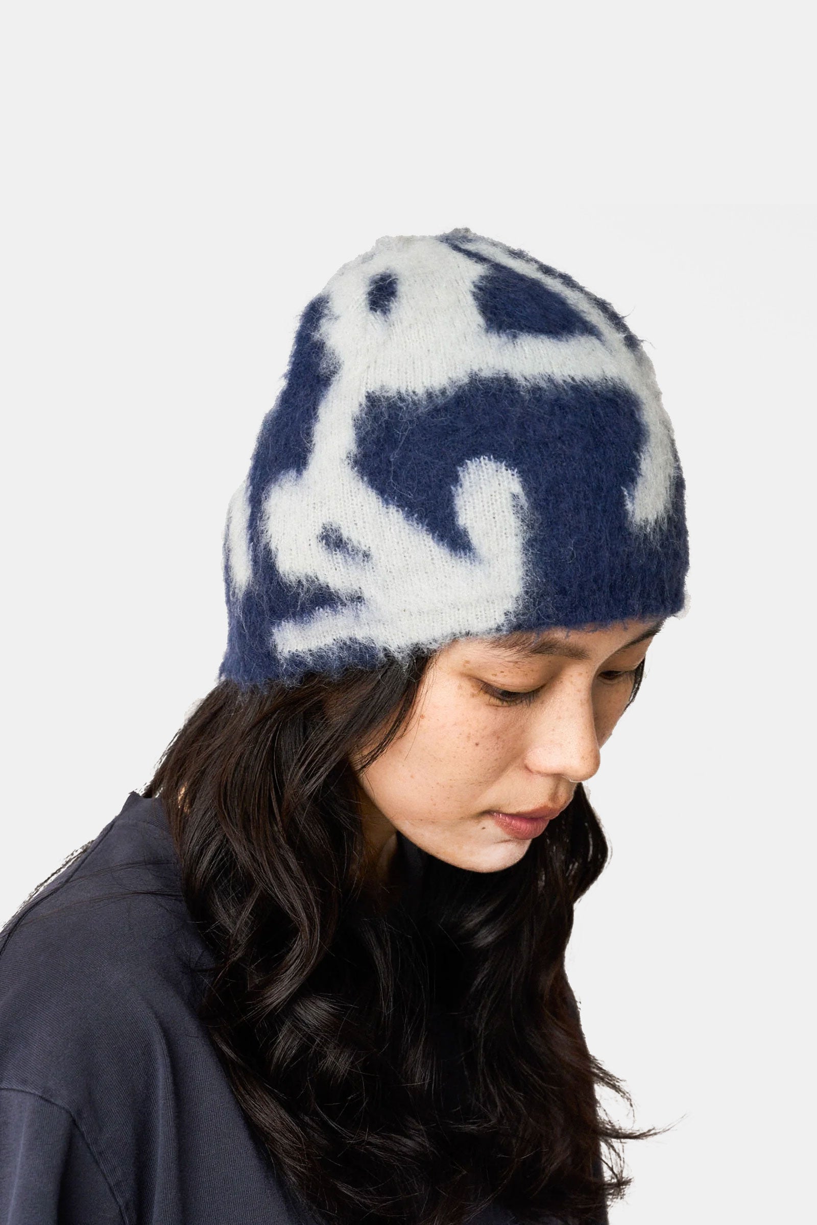 Mohair Runningman Beanie