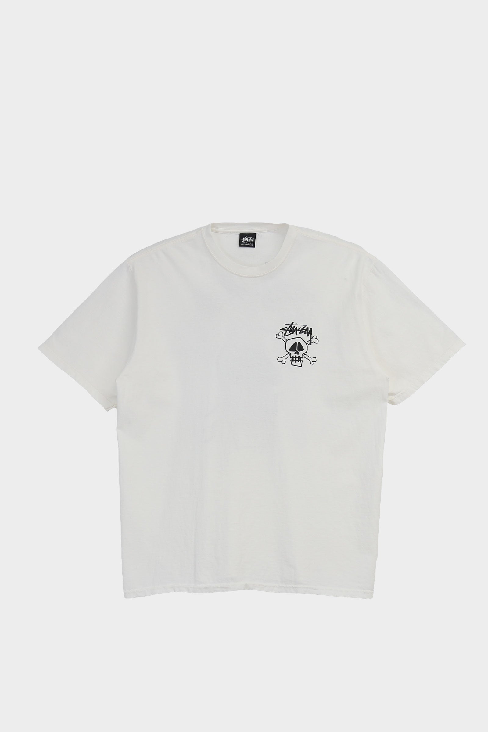 SKULL & BONES PIG. DYED TEE