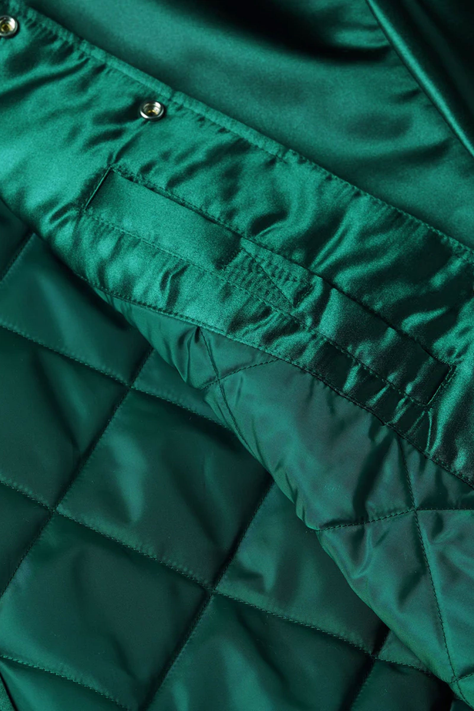 Patta Script Logo Satin Varsity Jacket